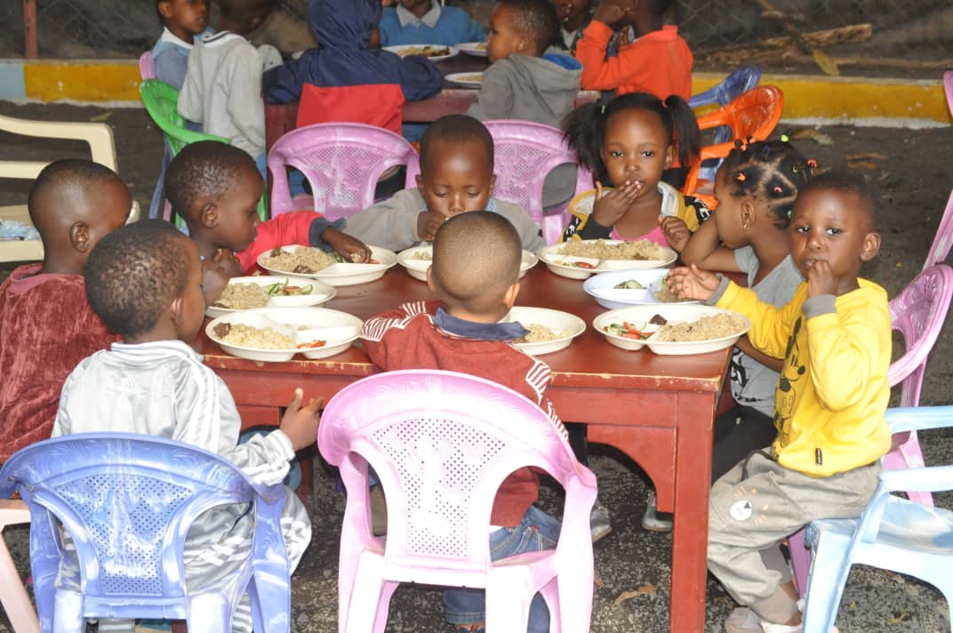 Children in classroom